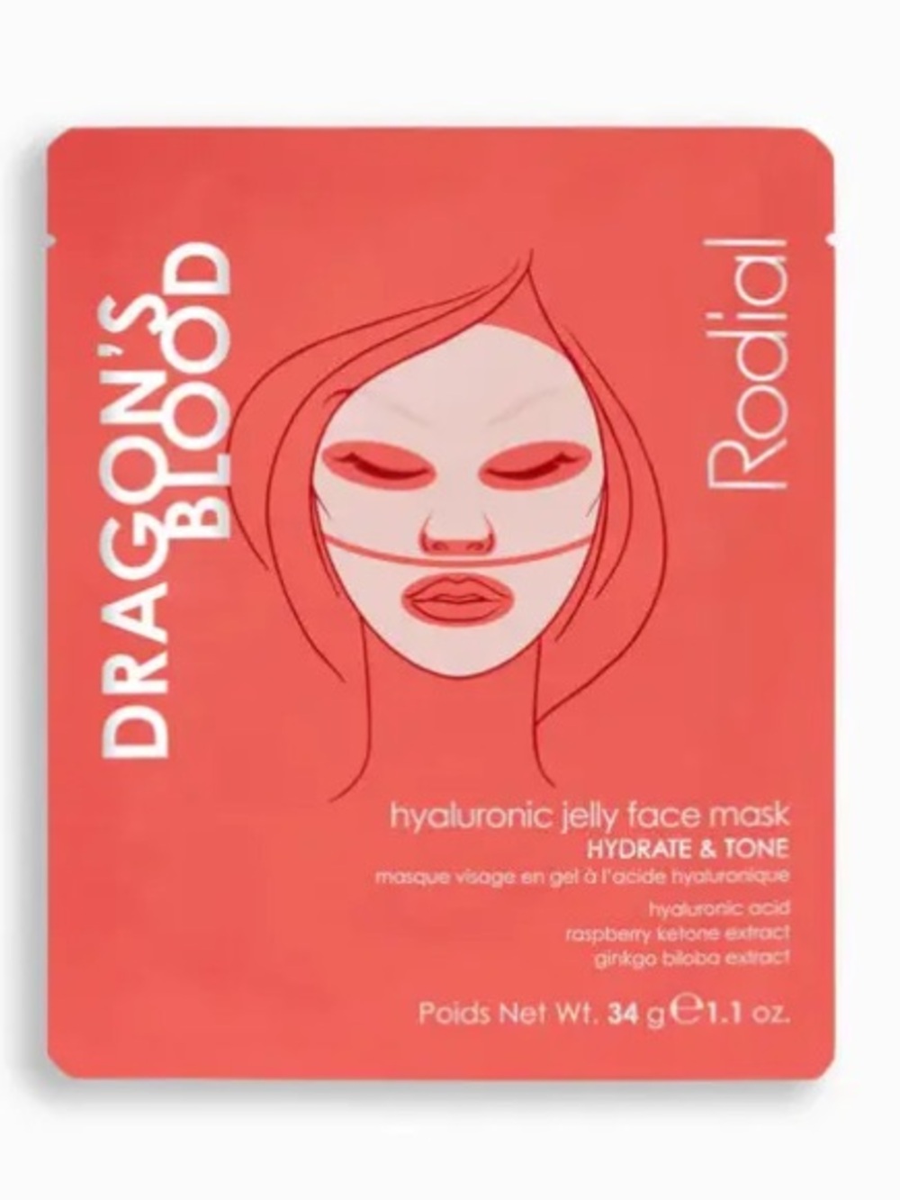 RODIAL Dragon's Blood Hyaluronic Jelly Face Mask Single